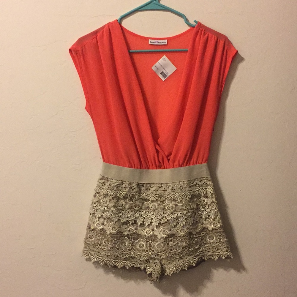 Coral romper